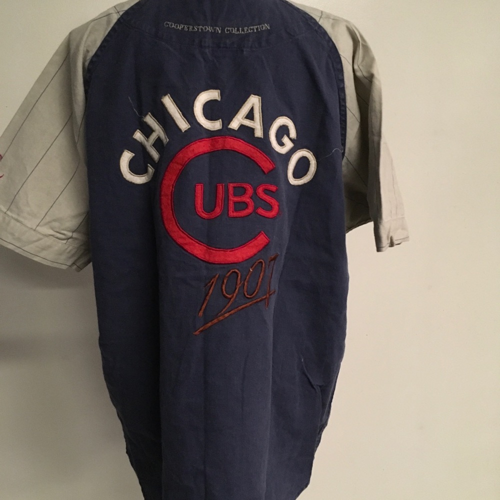 Cooperstown vintage Cubs medium baseball jersey - Picture 7 of 10
